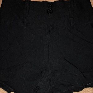 Rue21 black flexible shorts